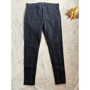 Hudson Black & Metallic Jeans Size 32